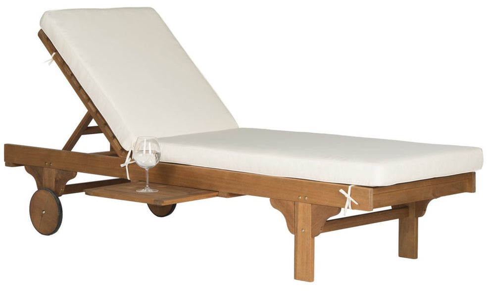 Safavieh Newport Chaise Lounge Chair With Side Table | Outdoor Recliners & Lounge Chairs | Modishstore - 12