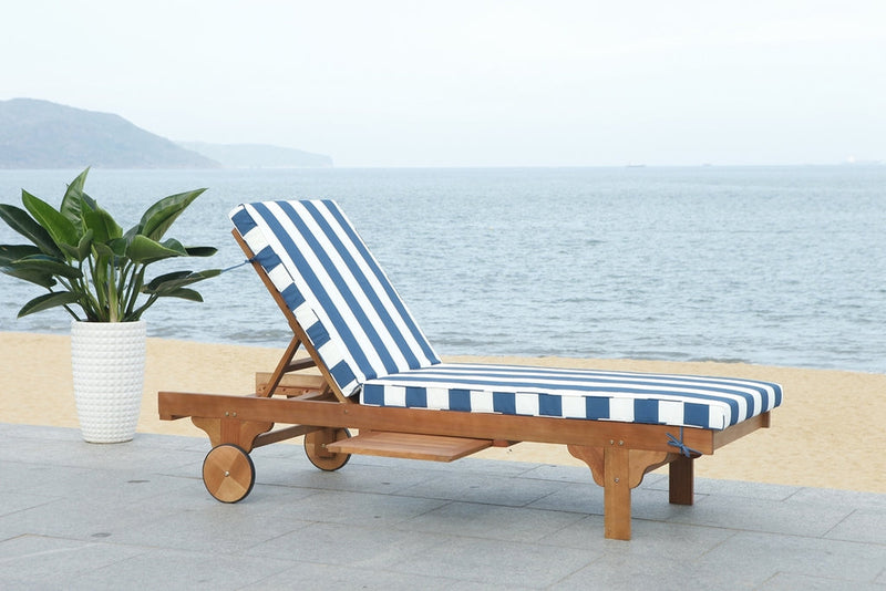 Safavieh Newport Chaise Lounge Chair With Side Table | Outdoor Recliners & Lounge Chairs | Modishstore - 21