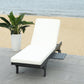 Safavieh Newport Chaise Lounge Chair With Side Table | Outdoor Recliners & Lounge Chairs |  Modishstore  - 20