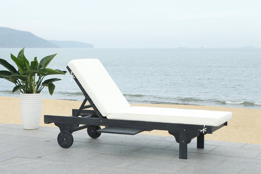 Safavieh Newport Chaise Lounge Chair With Side Table | Outdoor Recliners & Lounge Chairs | Modishstore - 23