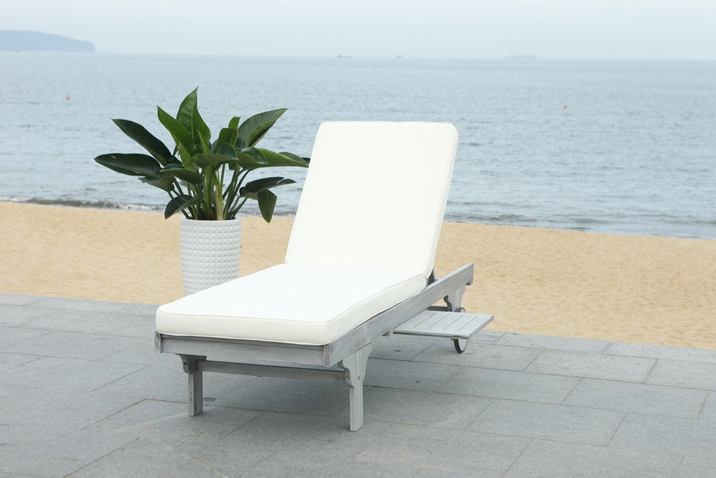 Safavieh Newport Chaise Lounge Chair With Side Table | Outdoor Recliners & Lounge Chairs | Modishstore - 22