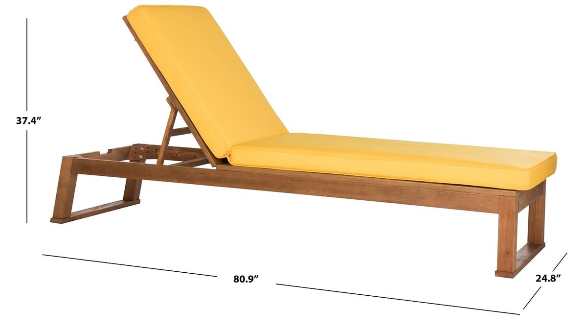 Safavieh Solano Sunlounger | Outdoor Recliners & Lounge Chairs |  Modishstore  - 3