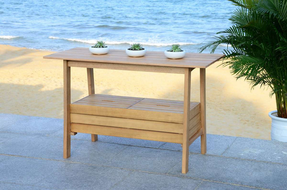 Safavieh Bertie Tea Trolley | Outdoor Tables | Modishstore - 2