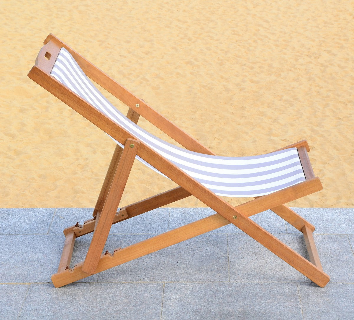 Safavieh Loren Foldable Sling Chair | Outdoor Chairs |  Modishstore  - 7