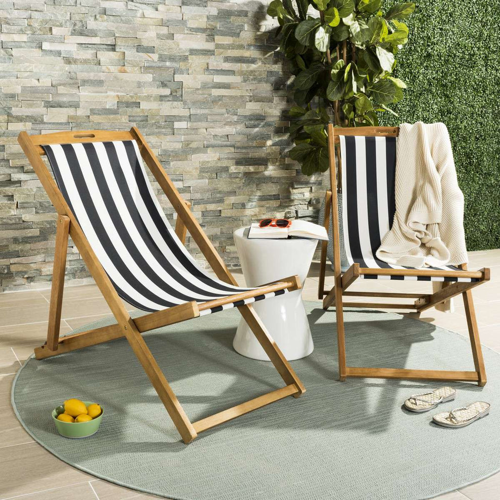 Safavieh Loren Foldable Sling Chair | Outdoor Chairs |  Modishstore  - 14