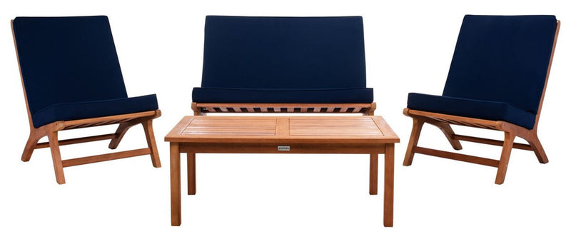 Safavieh Chaston 4 Pc Living Set | Outdoor Sofas, Loveseats & Sectionals |  Modishstore  - 12