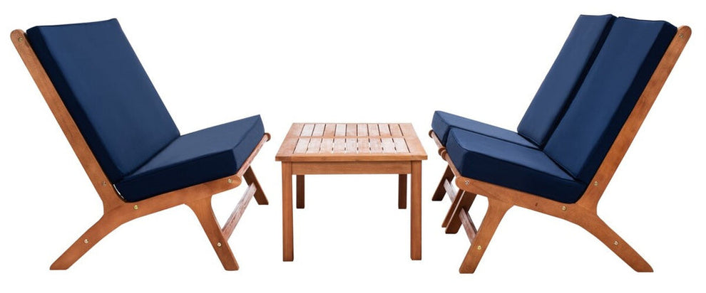 Safavieh Chaston 4 Pc Living Set | Outdoor Sofas, Loveseats & Sectionals |  Modishstore  - 18