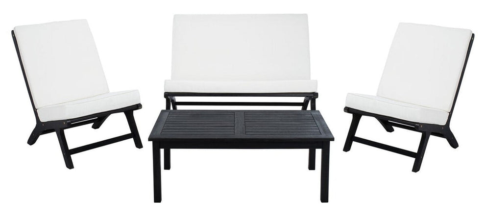 Safavieh Chaston 4 Pc Living Set | Outdoor Sofas, Loveseats & Sectionals |  Modishstore  - 34