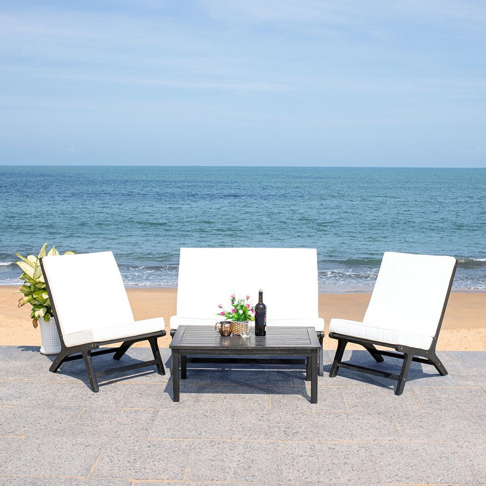 Safavieh Chaston 4 Pc Living Set | Outdoor Sofas, Loveseats & Sectionals |  Modishstore  - 33