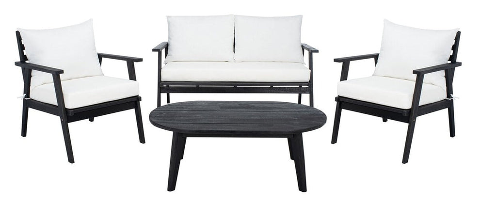 Safavieh Deacon 4 Pc Living Set | Outdoor Sofas, Loveseats & Sectionals |  Modishstore  - 18