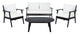 Safavieh Deacon 4 Pc Living Set | Outdoor Sofas, Loveseats & Sectionals |  Modishstore  - 18