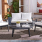 Safavieh Deacon 4 Pc Living Set | Outdoor Sofas, Loveseats & Sectionals |  Modishstore  - 17