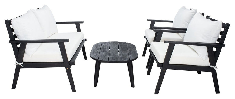 Safavieh Deacon 4 Pc Living Set | Outdoor Sofas, Loveseats & Sectionals |  Modishstore  - 23