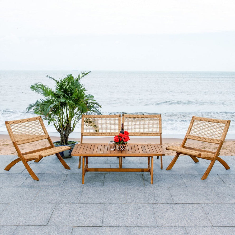 Safavieh Blaze Living Set | Outdoor Sofas, Loveseats & Sectionals |  Modishstore 