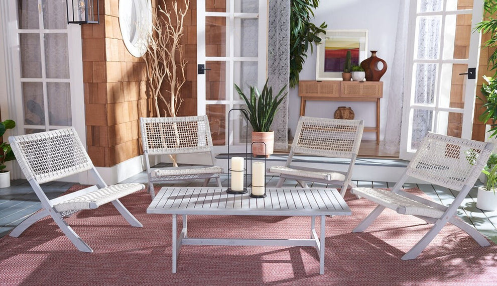 Safavieh Blaze Living Set | Outdoor Sofas, Loveseats & Sectionals |  Modishstore  - 18
