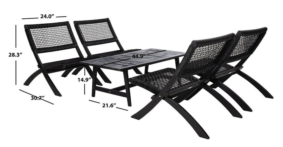 Safavieh Blaze Living Set | Outdoor Sofas, Loveseats & Sectionals |  Modishstore  - 26
