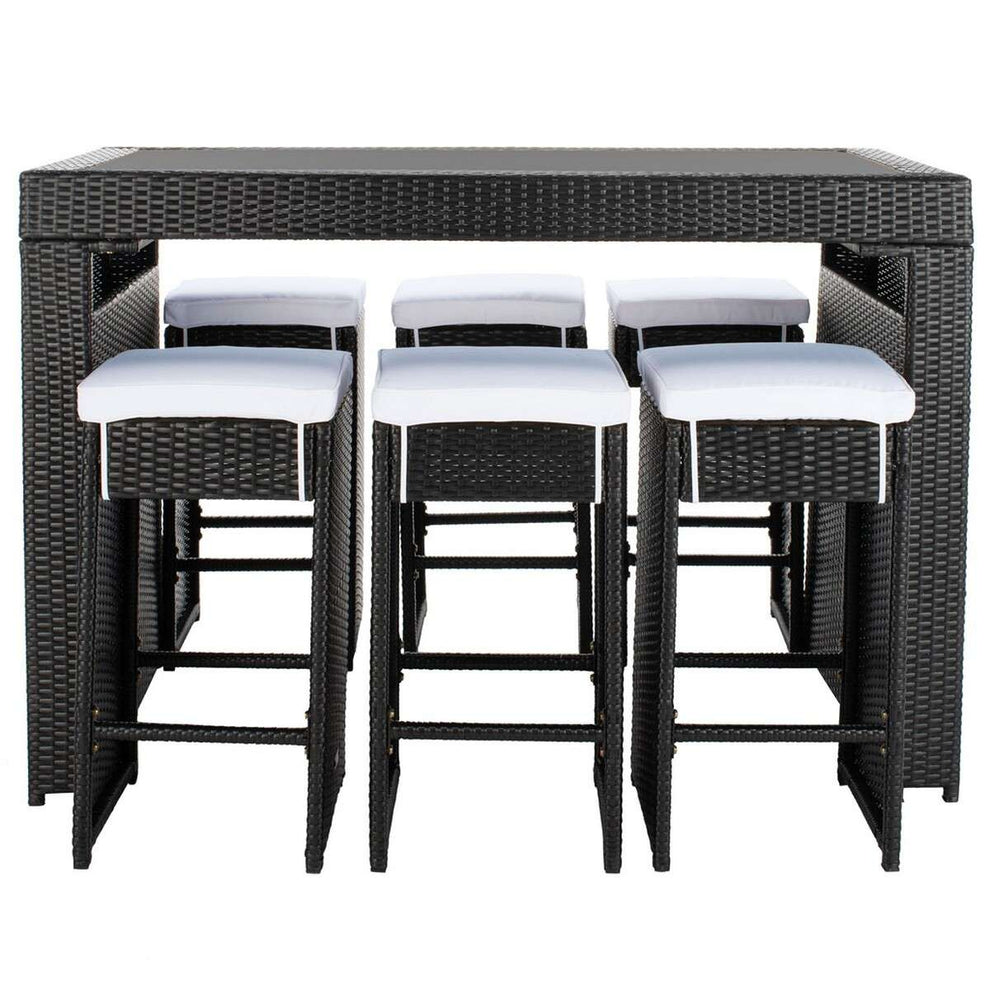 Safavieh Horus Dining Set | Outdoor Dining Sets |  Modishstore 