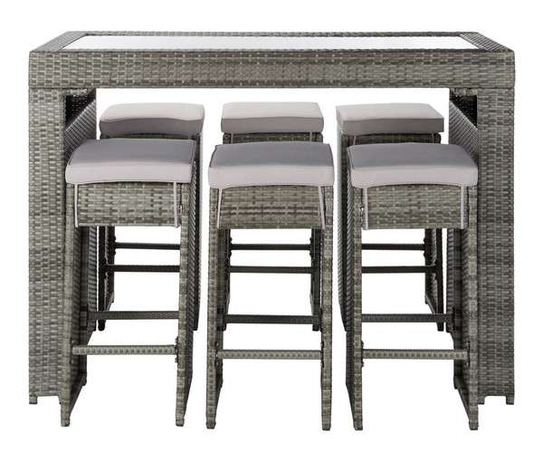 Safavieh Horus Dining Set | Outdoor Dining Sets |  Modishstore  - 5