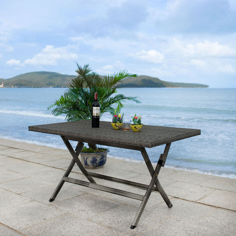 Safavieh Akita Folding Table | Outdoor Tables |  Modishstore  - 6