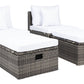 Safavieh Pramla Outdoor Sette With Ottoman | Outdoor Chaise Lounges |  Modishstore  - 24