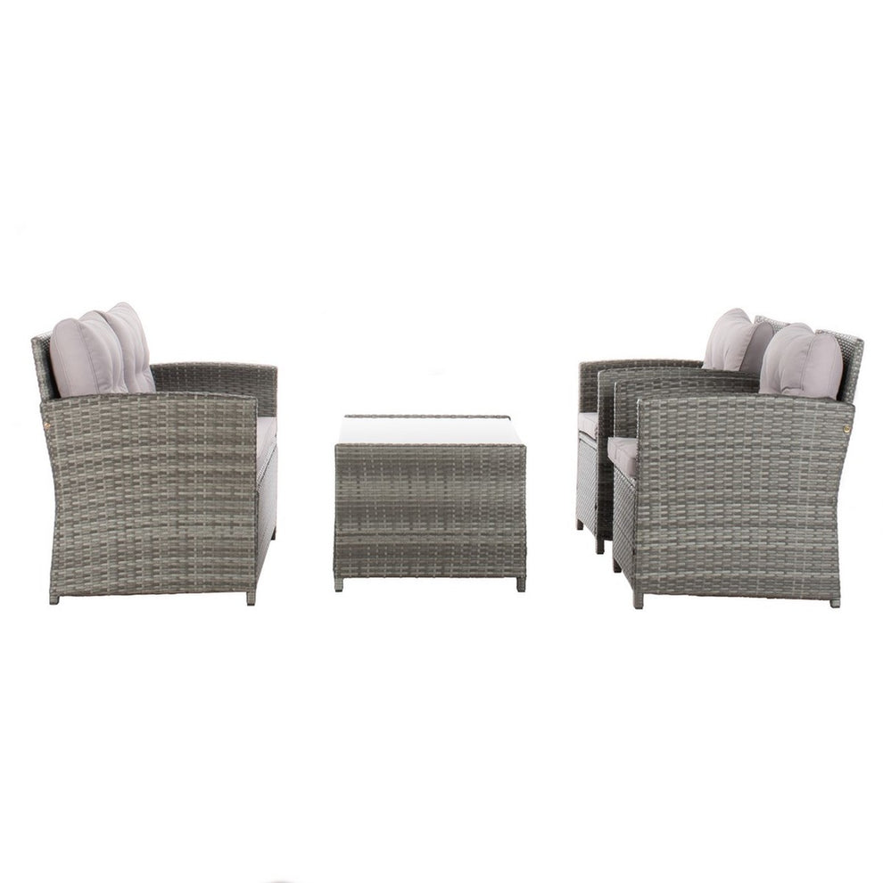 Safavieh Vellor 4Pc Living Set | Outdoor Patio |  Modishstore  - 7