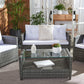 Safavieh Vellor 4Pc Living Set | Outdoor Sofas, Loveseats & Sectionals |  Modishstore  - 10