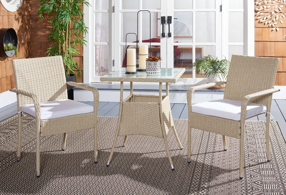 Safavieh Laban Bistro Set | Outdoor Dining Sets |  Modishstore  - 8