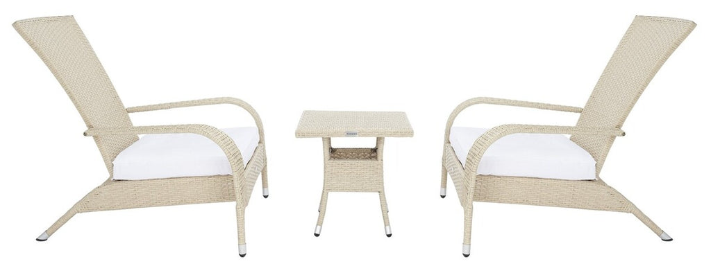 Safavieh Edna 3Pc Lounge Set | Outdoor Chairs |  Modishstore  - 18