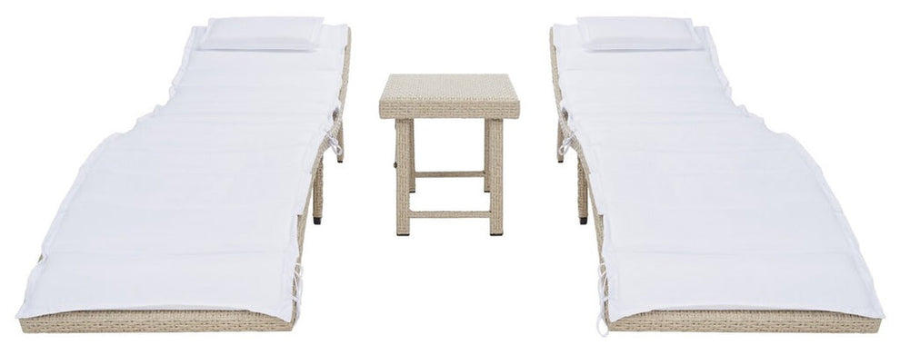 Safavieh Carew 3Pc Sun Lounger Set | Outdoor Recliners & Lounge Chairs |  Modishstore  - 10