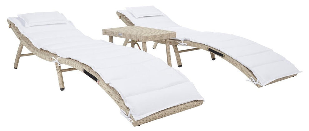 Safavieh Carew 3Pc Sun Lounger Set | Outdoor Recliners & Lounge Chairs |  Modishstore  - 16