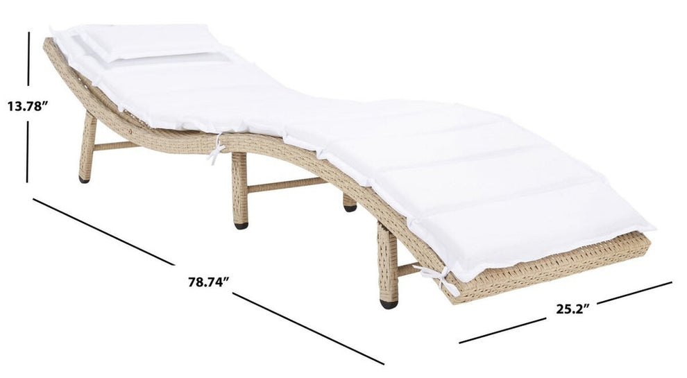Safavieh Colley Sunlounger | Outdoor Recliners & Lounge Chairs |  Modishstore  - 11