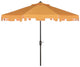 Safavieh Uv Resistant Zimmerman 9 Ft Crank Market Push Button Tilt Umbrella With Flap | Umbrellas |  Modishstore  - 6