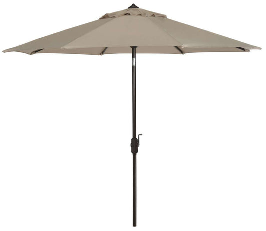 Safavieh Uv Resistant Ortega 9 Ft Auto Tilt Crank Umbrella | Umbrellas |  Modishstore 