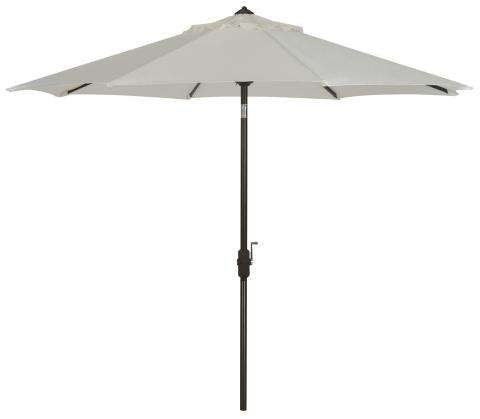 Safavieh Uv Resistant Ortega 9 Ft Auto Tilt Crank Umbrella | Umbrellas |  Modishstore  - 2