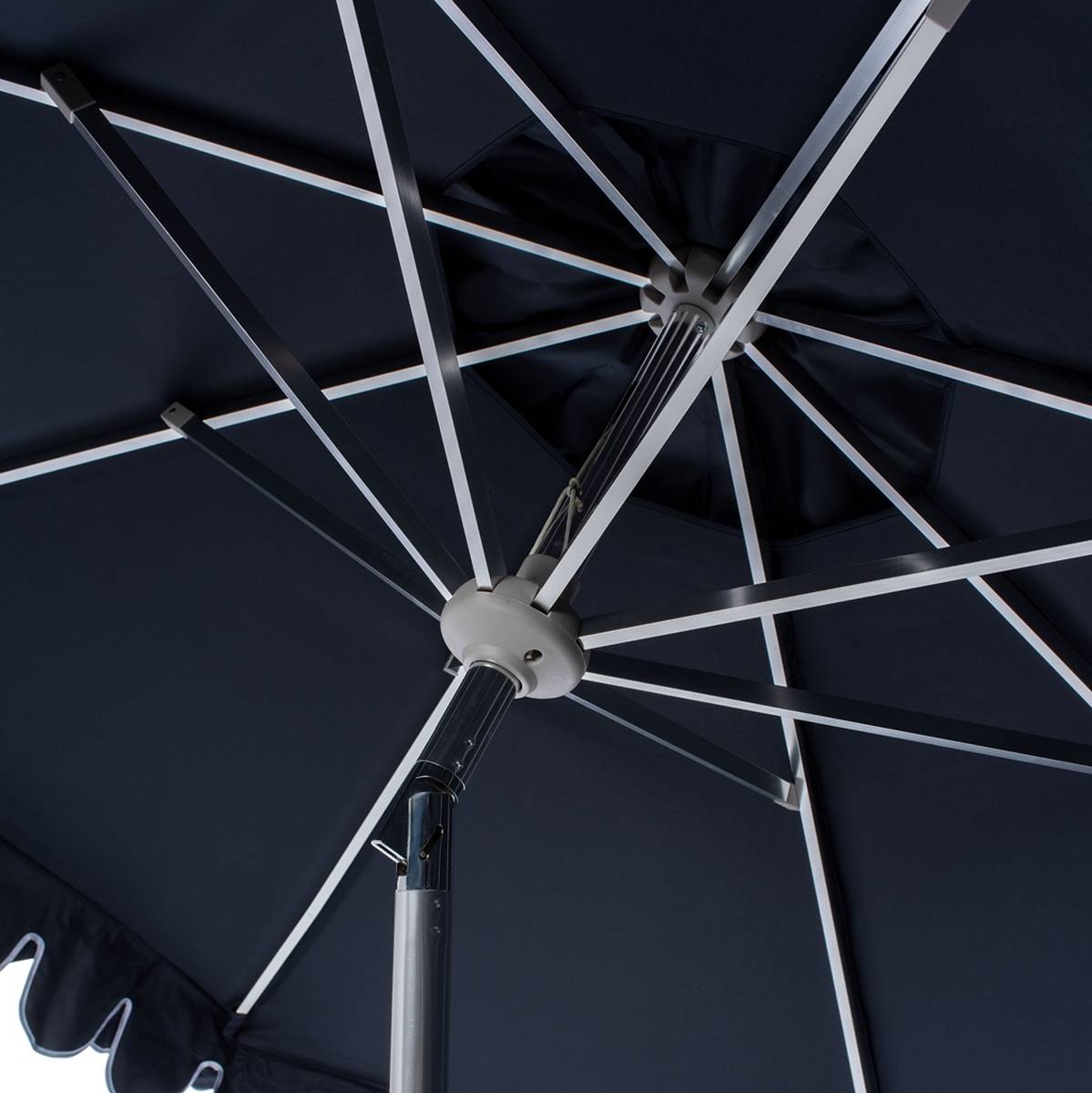 Safavieh Elegant Valance 9Ft Auto Tilt Umbrella | Umbrellas |  Modishstore  - 9