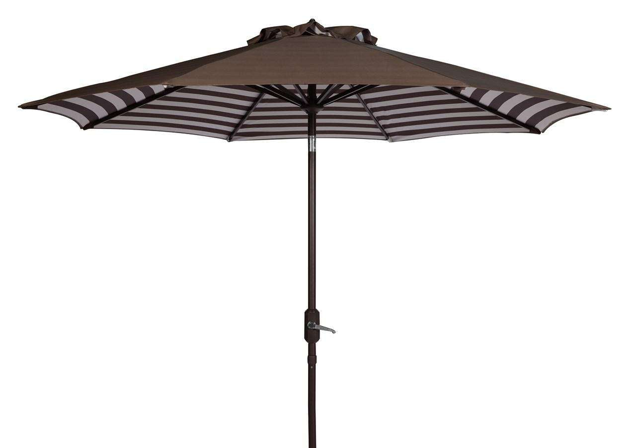 Safavieh Athens Inside Out Striped 9Ft Crank Outdoor Auto Tilt Umbrella | Umbrellas |  Modishstore  - 4