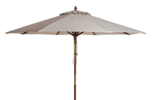 Safavieh Cannes 9Ft Wooden Outdoor Umbrella | Umbrellas |  Modishstore 