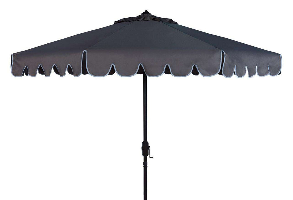 Safavieh Venice Single Scallop 9Ft Crank Outdoor Push Button Tilt Umbrella | Umbrellas |  Modishstore  - 2