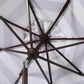 Safavieh Maui Single Scallop Striped 9Ft Crank Push Button Tilt Umbrella | Umbrellas |  Modishstore  - 10