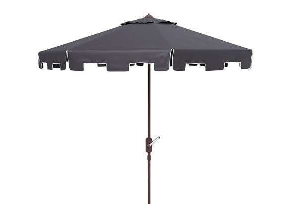 Safavieh Zimmerman 11Ft Rnd Market Umbrella | Umbrellas |  Modishstore 