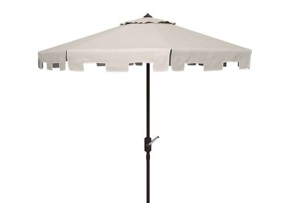 Safavieh Zimmerman 11Ft Rnd Market Umbrella | Umbrellas |  Modishstore  - 2