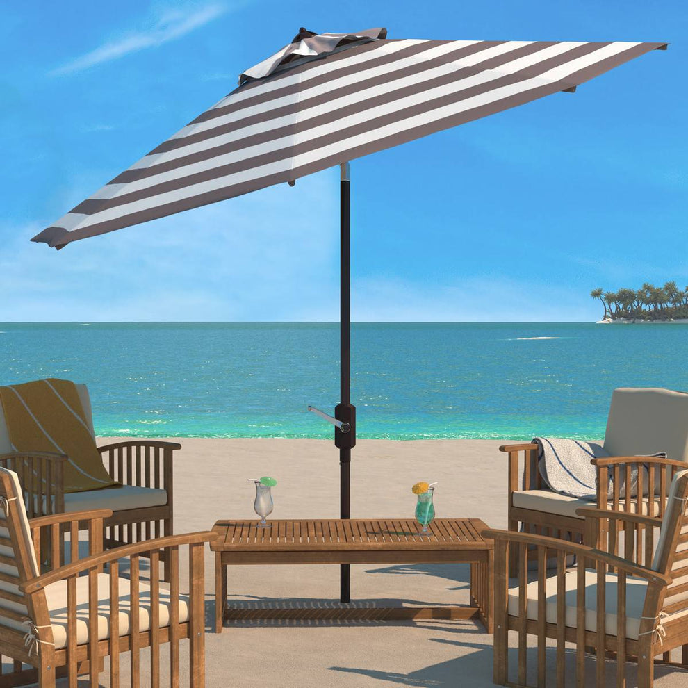 Safavieh Iris Fashion Line 11Ft Rnd Umbrella | Umbrellas |  Modishstore  - 4