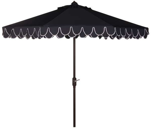 Safavieh Elegant Valance 11Ft Rnd Umbrella | Umbrellas |  Modishstore 