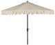 Safavieh Elegant Valance 11Ft Rnd Umbrella | Umbrellas |  Modishstore  - 2