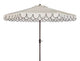 Safavieh Elegant Valance 11Ft Rnd Umbrella | Umbrellas |  Modishstore  - 3