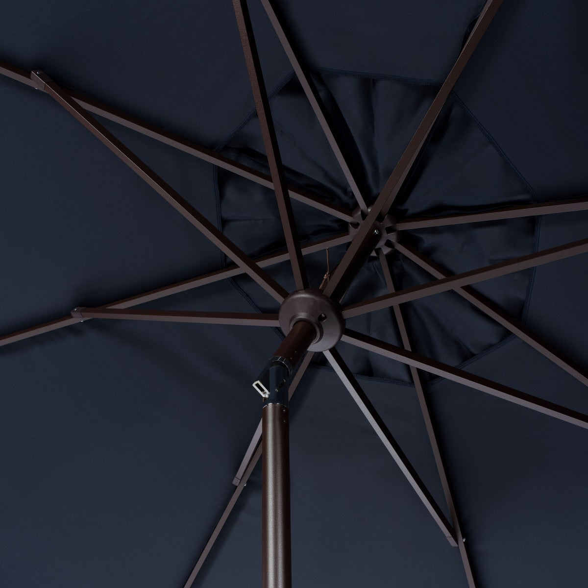 Safavieh Milan Fringe 11Ft Rnd Crank Umbrella | Umbrellas |  Modishstore  - 3