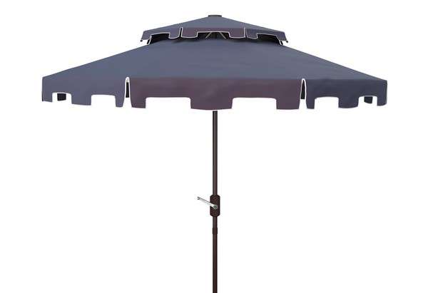 Safavieh Zimmerman 9Ft Double Top Market Umbrella | Umbrellas |  Modishstore 