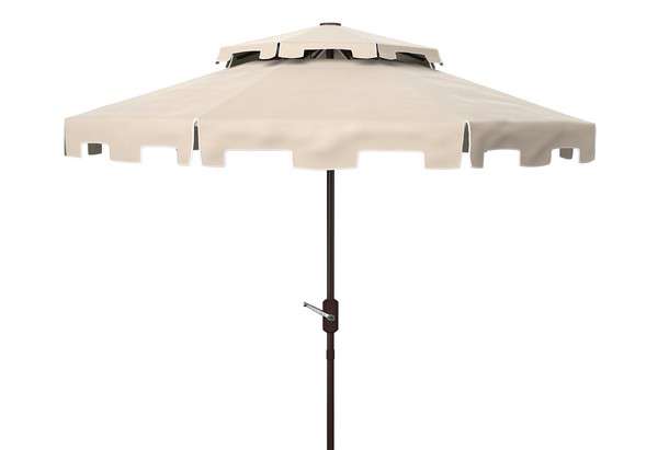 Safavieh Zimmerman 9Ft Double Top Market Umbrella | Umbrellas |  Modishstore  - 4