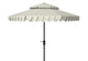 Safavieh Elegant Valance 9Ft Double Top Umbrella | Umbrellas |  Modishstore  - 4
