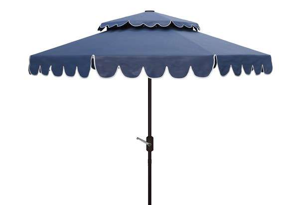 Safavieh Venice 9Ft Rnd Double Top Crank Umbrella | Umbrellas |  Modishstore 